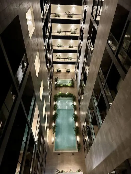 Apartament Pool View Condo / Rooftop Pool, Jacuzzi, Gym & Bar Playa del Carmen Meksyk